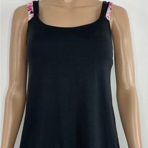 Gaiam Athletic tunic top padded bra size Medium